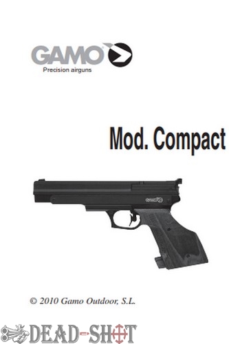 Инструкция на пневматический пистолет Gamo Compact (4.5 мм) паспорт скачать